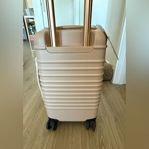 Beis Beige Rolling small carry-on Suitcase